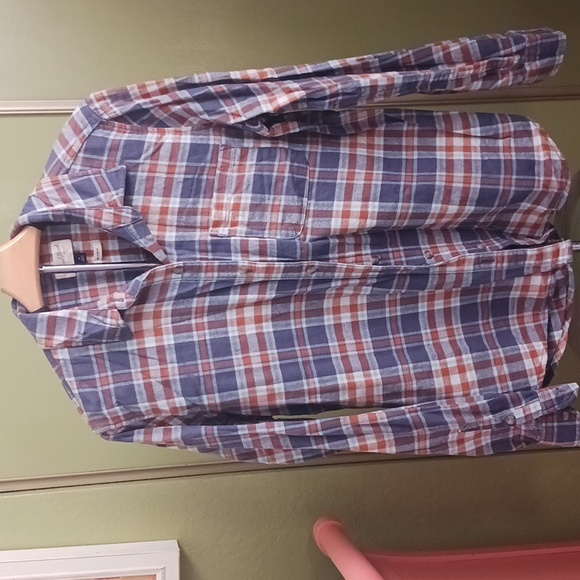 Universal Thread Tops - UNIVERSAL THREAD PLAID FLANNEL SHIRT